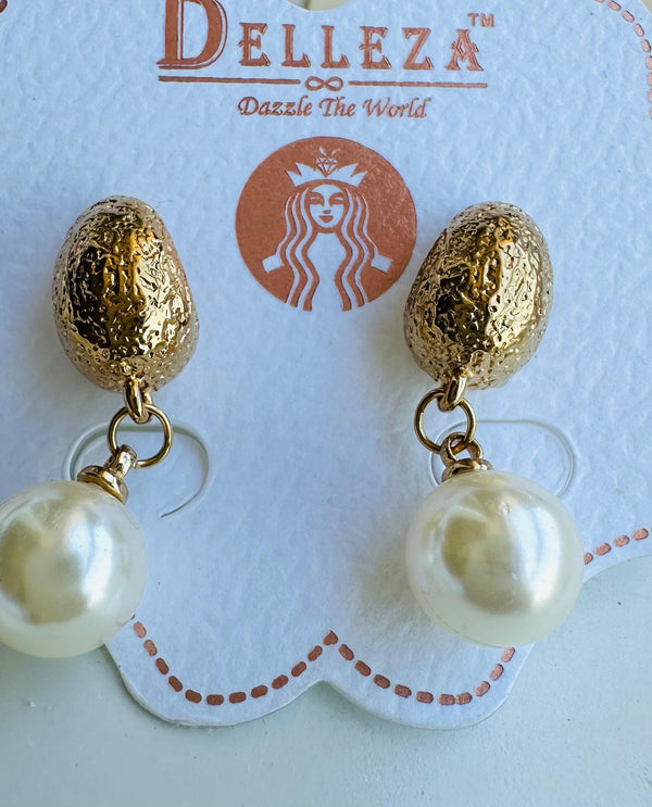 Pearl drop earrings
