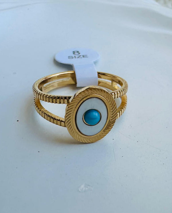 Evil eye ring size 8