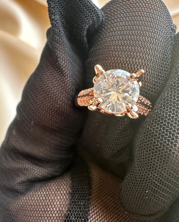 Valentines special adjustable solitaire 02 ring
