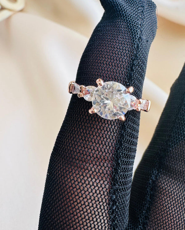 Valentines special adjustable solitaire 03 ring