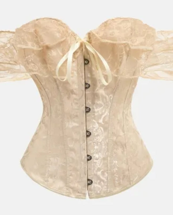 Lace up corset tube top