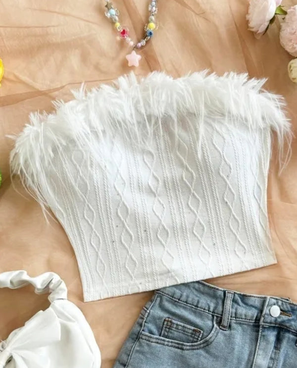 Feather rube top