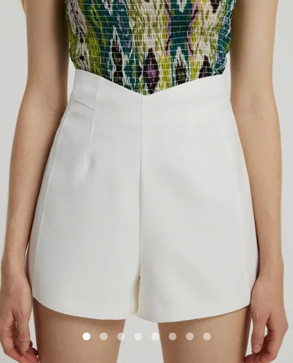 Basic high waist wide leg shorts