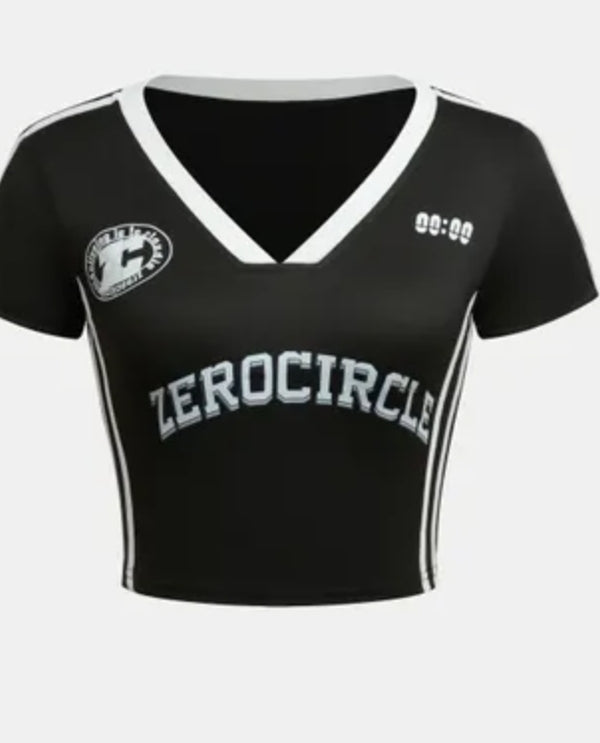 Patch work fited jersey