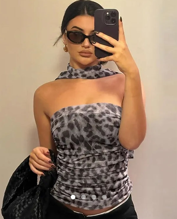 Ribbon tube top